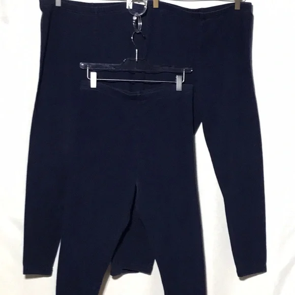 Lands End Leggings, bundle of (3), Navy - Picture 2 of 4